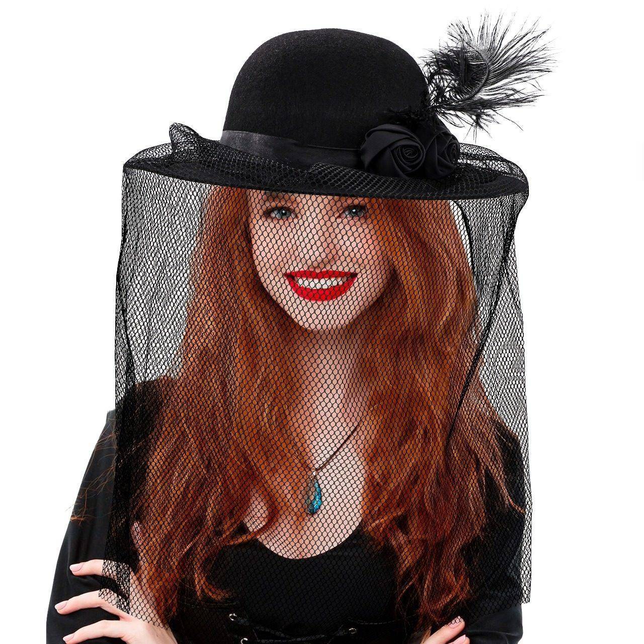 Sombrero de Viuda Negro