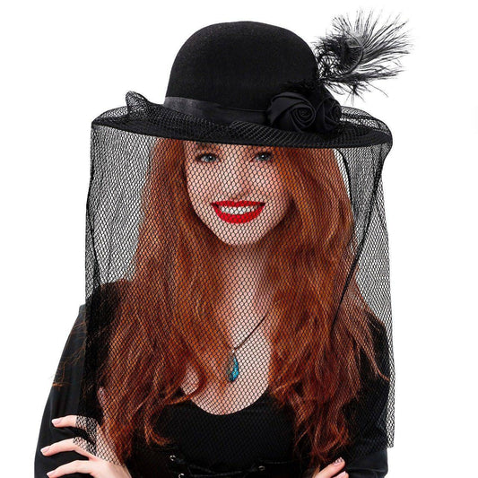 Sombrero de Viuda Negro