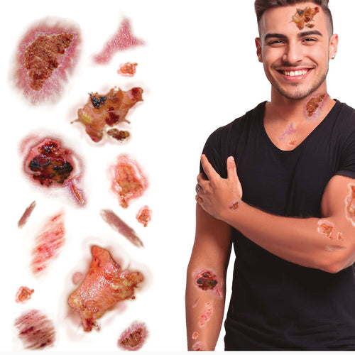 Comprar online Tatuajes de Heridas Infectadas Don Disfraz