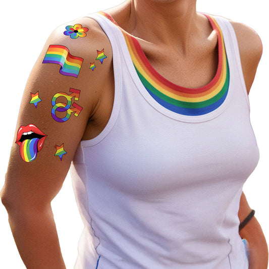 Tatuajes Multicolor de Orgullo Gay