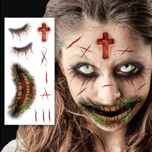 Maquillaje de Zombie Don Disfraz