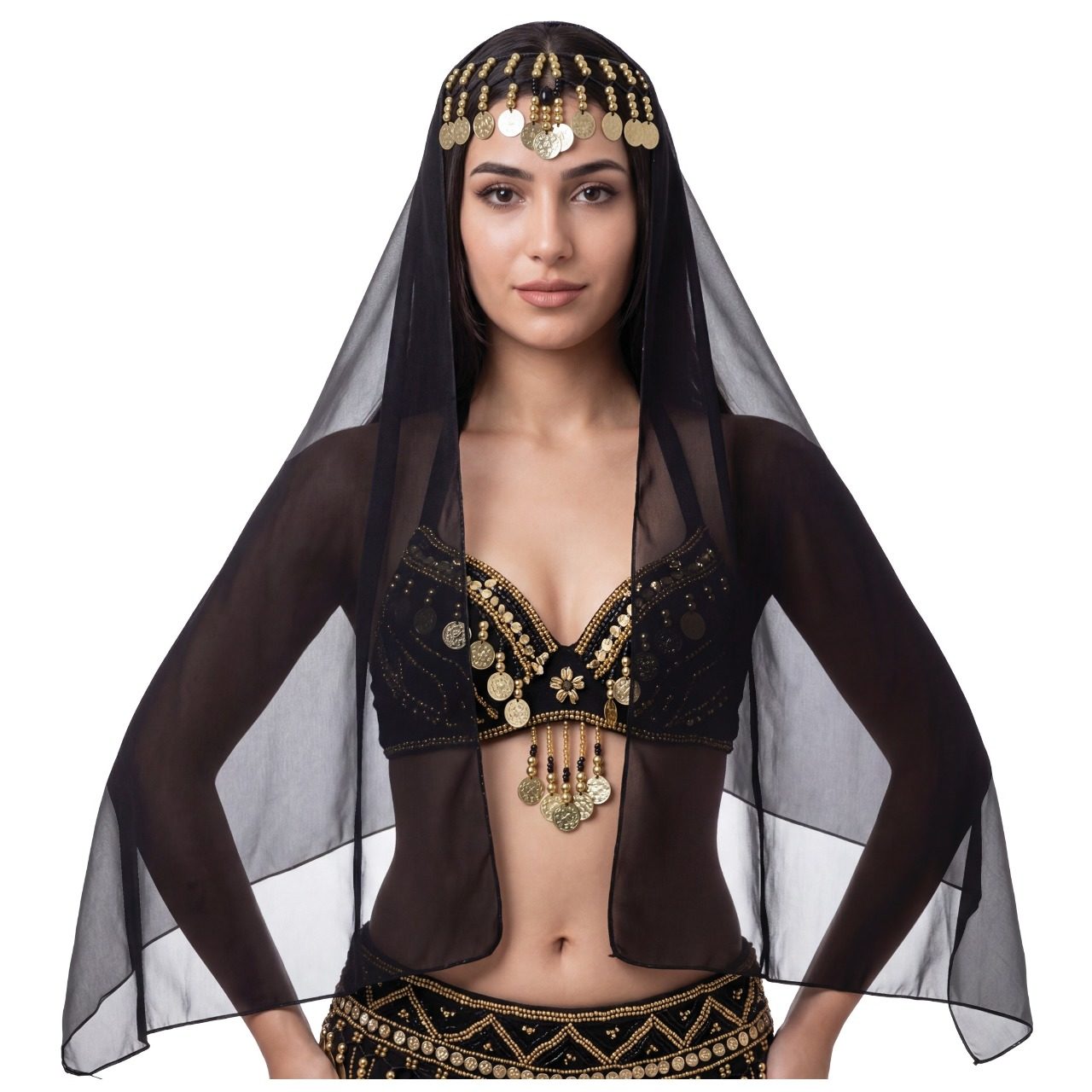 Tocado de Danza del Vientre Negro