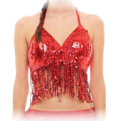 Top de Lentejuelas Rojo