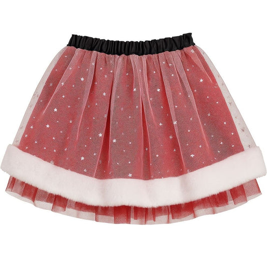 Falda Tutú de Mamá Noel infantil