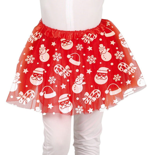 Tutú Rojo Navidad infantil