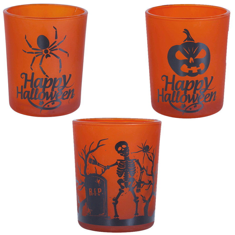 Vasos Naranjas Halloween