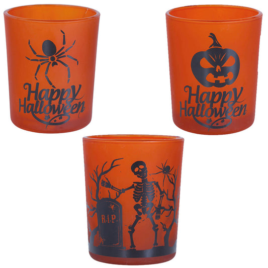 Vasos Naranjas Halloween