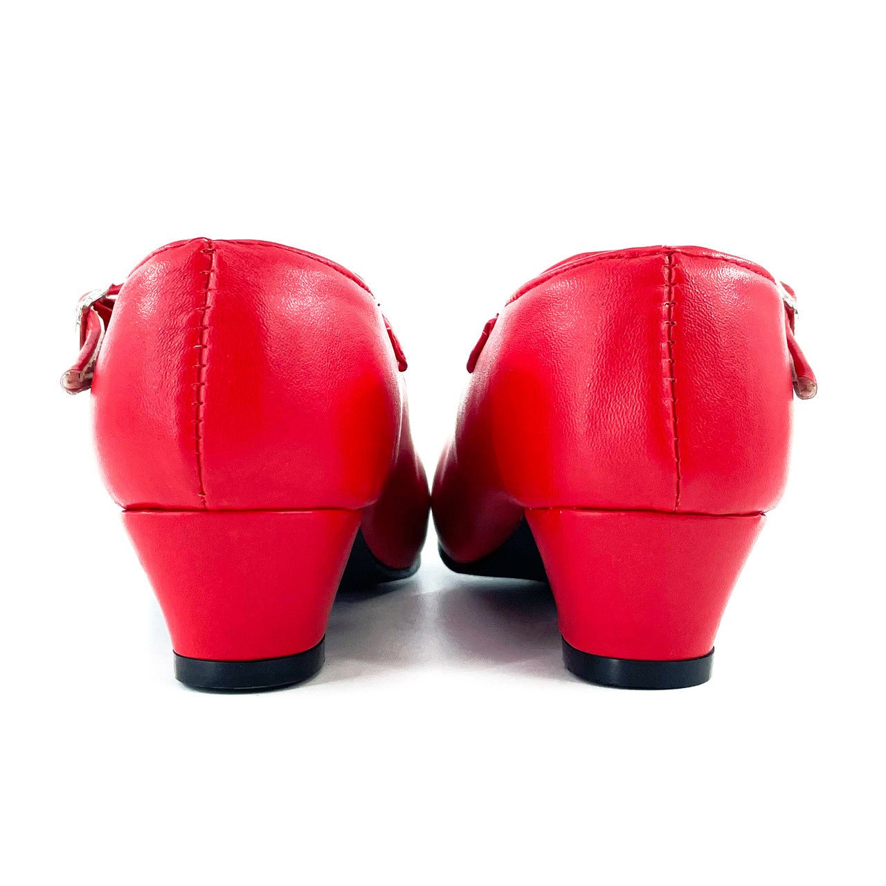 Zapatos de Flamenco Rojos Lisos infantiles