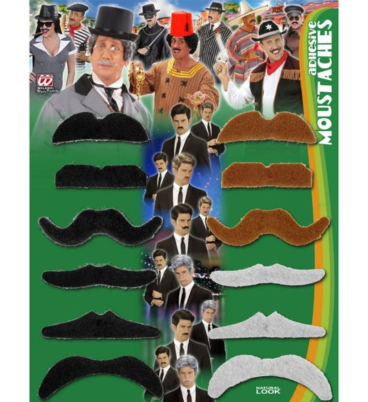 Pack 12 Bigotes