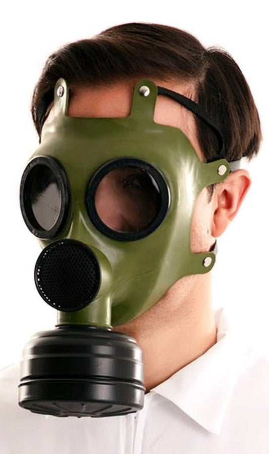 Máscara de látex Antigás Verde