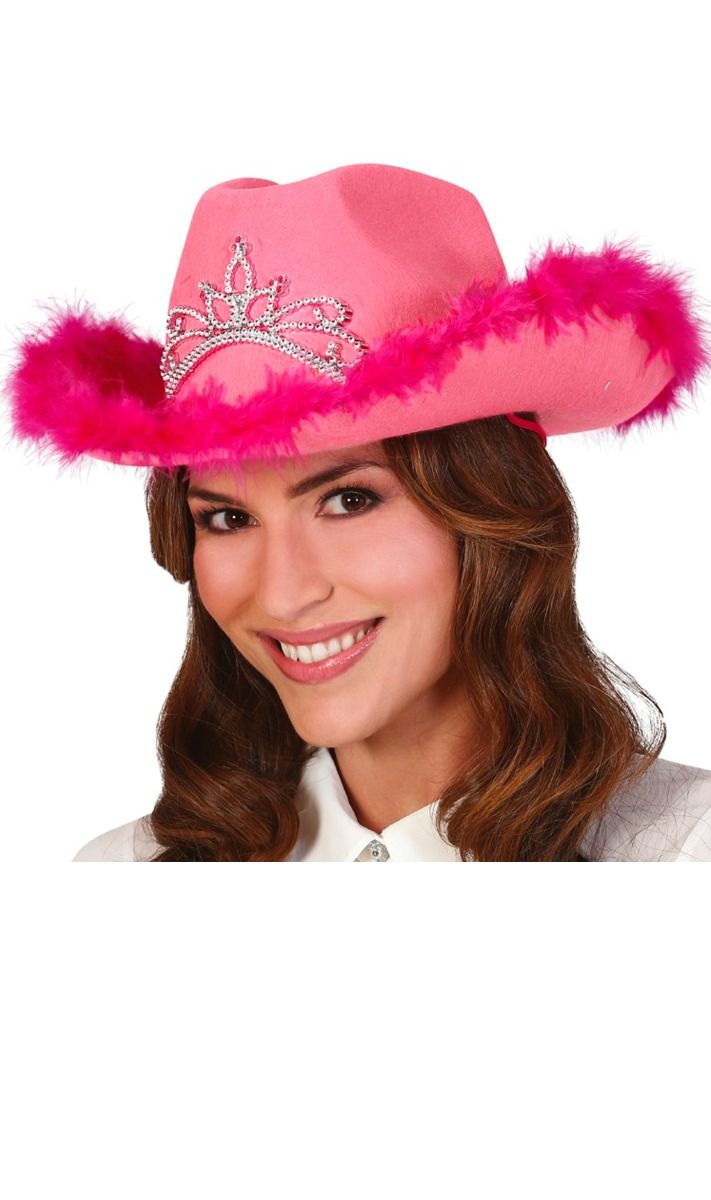 Sombrero Vaquera Rosa