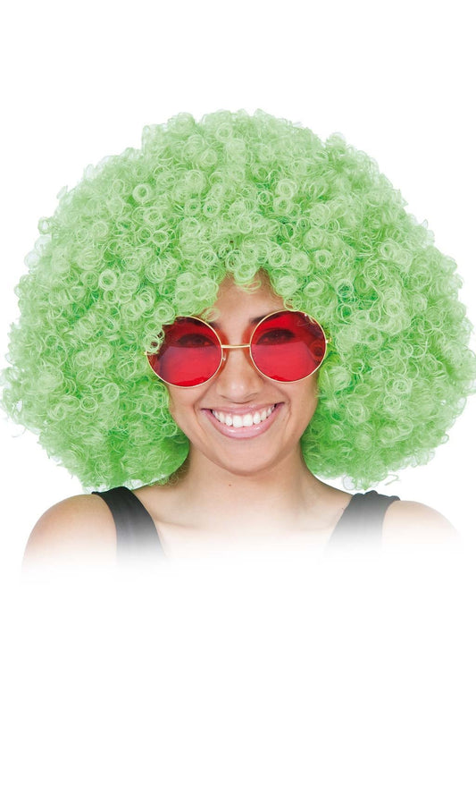 Peluca Afro Jumbo Verde