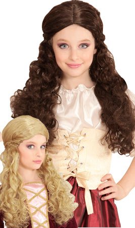 Peluca Trenza Ondulada infantil