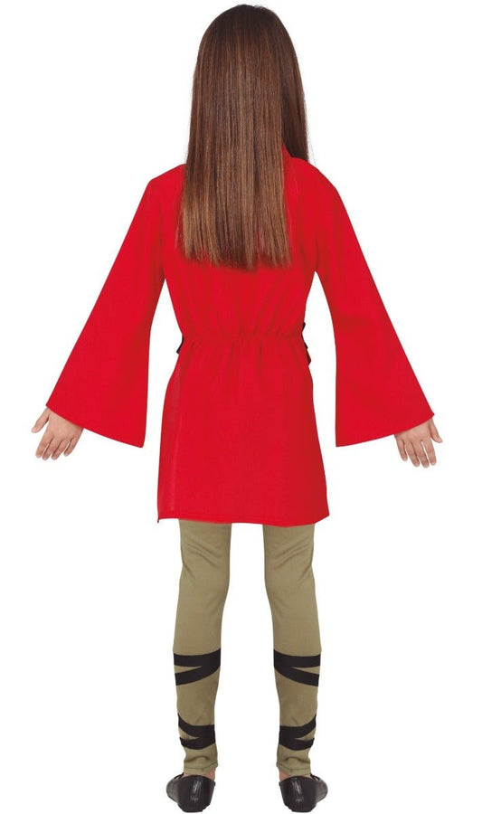 Disfraz de Guerrera Mulan para niña I Don Disfraz