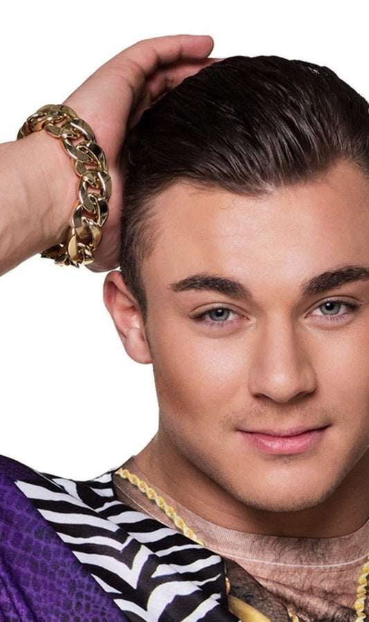 Pulsera de Rapero Dorada