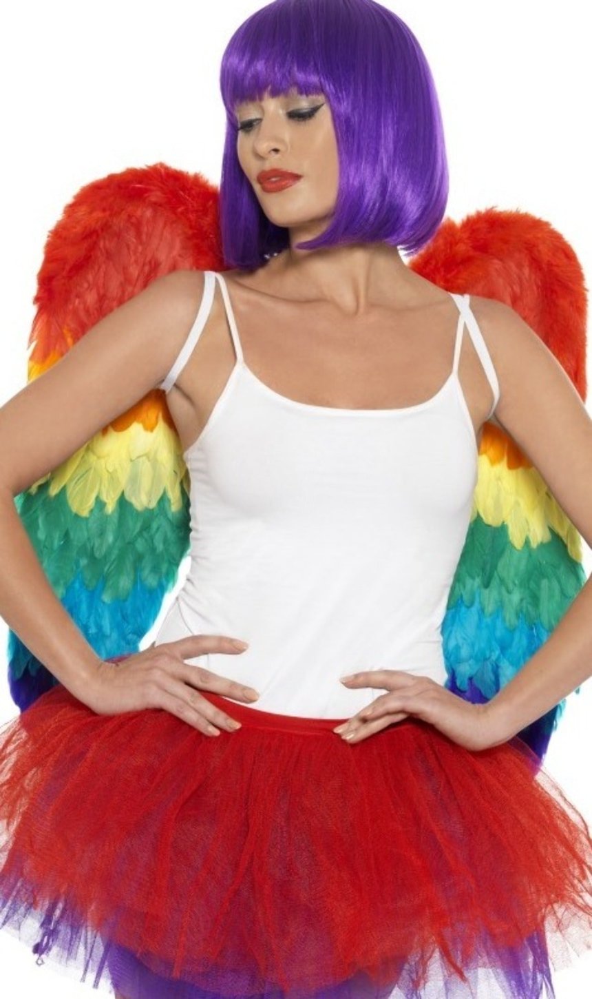 Alas de Plumas Arcoíris Deluxe