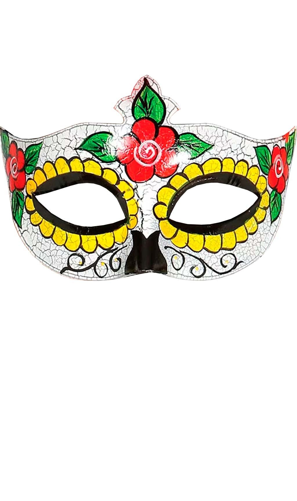 Antifaz Catrina Flores