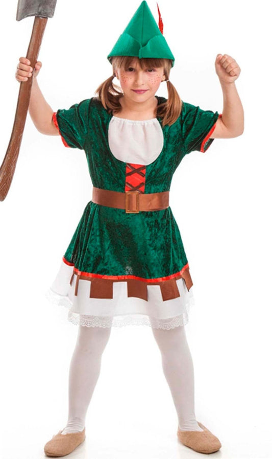 Disfraz de Robin Hood Vestido para niña I Don Disfraz