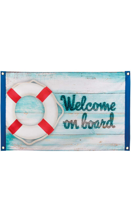 Bandera Marinera con Salvavidas