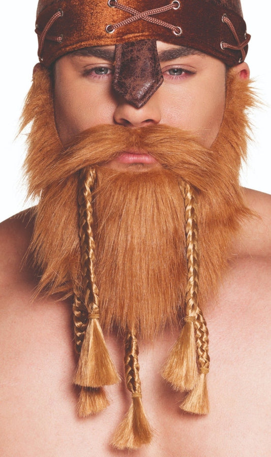 Barba de Vikingo Marrón