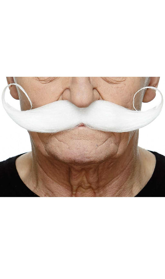 Bigote Blanco Profesional 073-LG