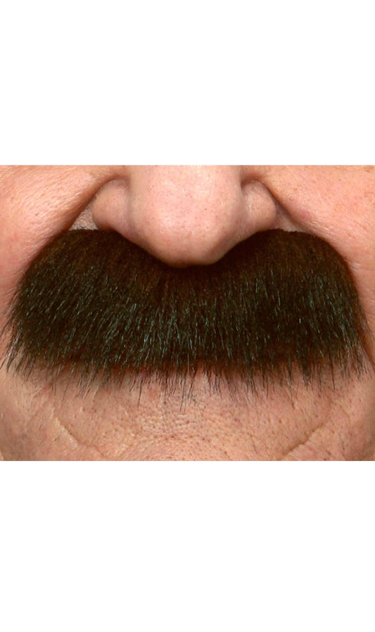 Bigote Castaño Oscuro Profesional 007-SF