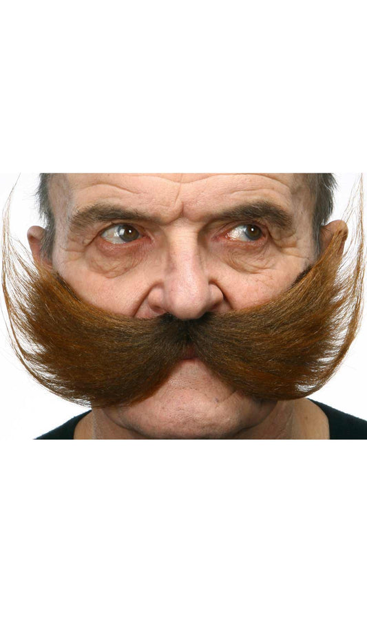 Bigote Castaño Profesional 039-LA
