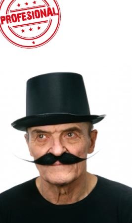 Bigote Negro Profesional 023-LH