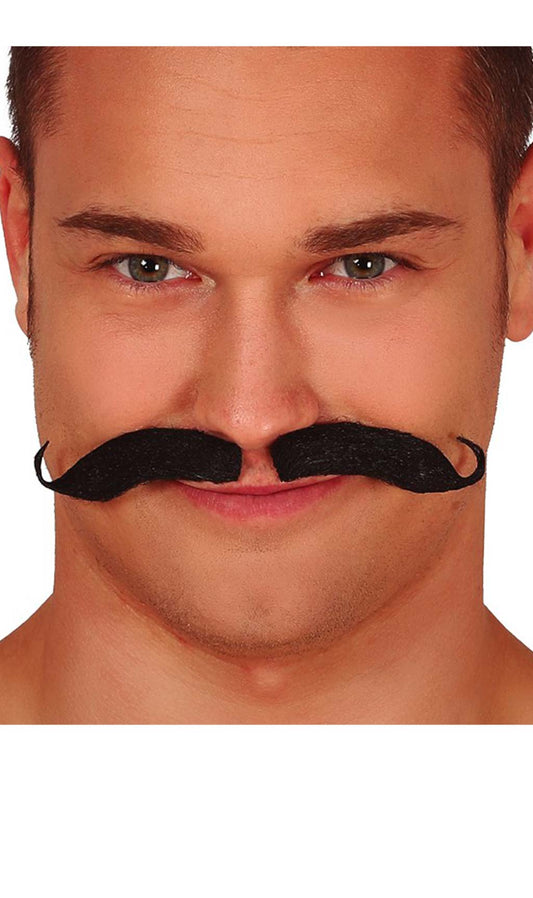 Bigote Negro Largo