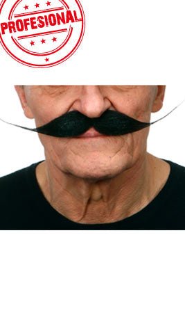 Bigote Negro Profesional 023-LH