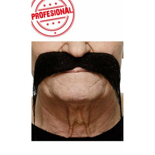 Bigote Negro Profesional 081-LH | Don Disfraz
