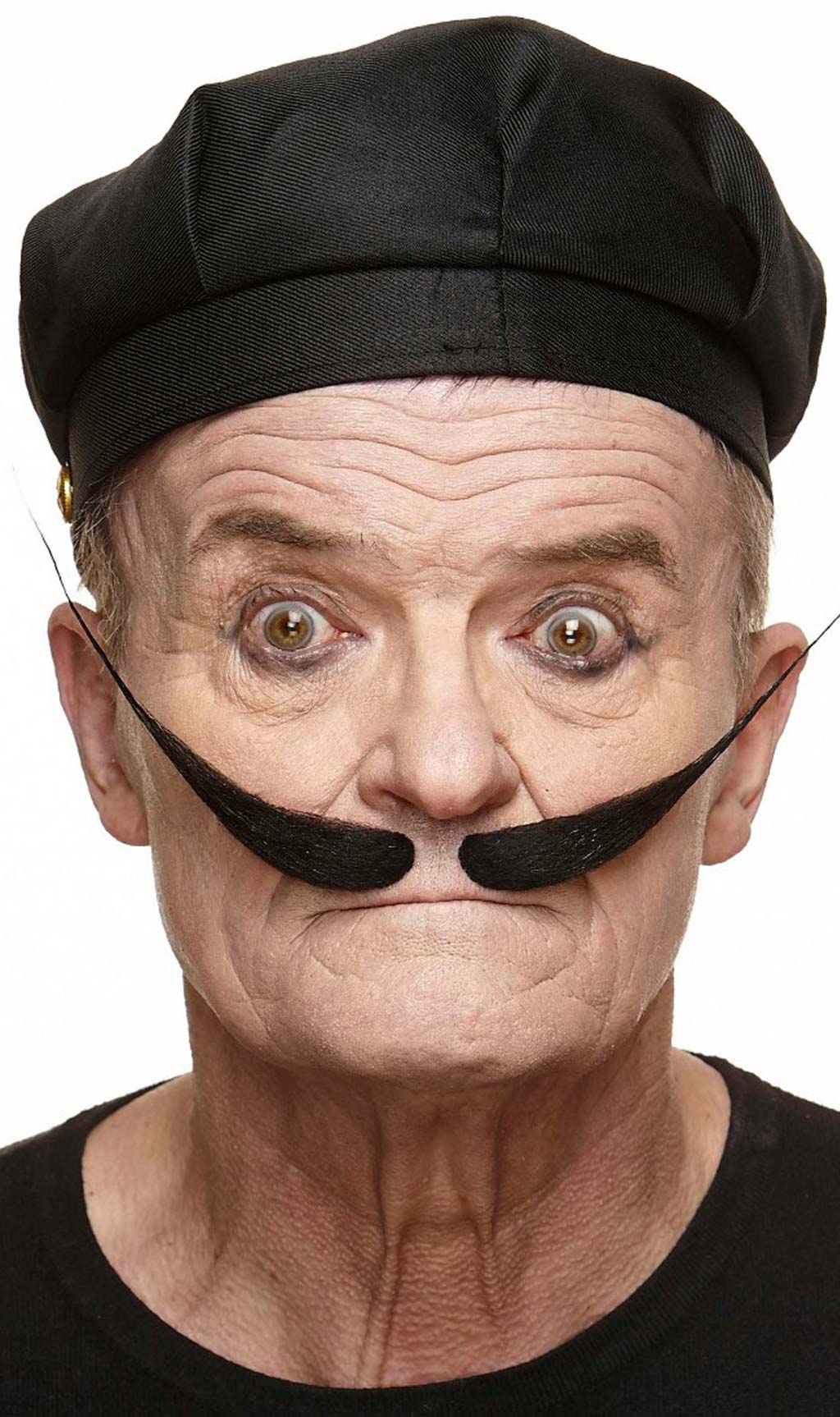 Bigote Negro Profesional 175-LH