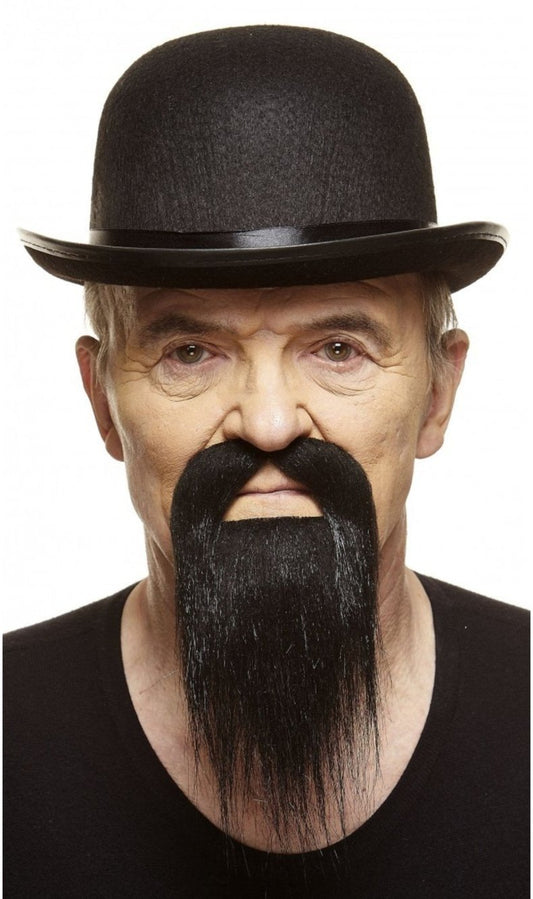 Bigote y Barba Negro Profesional 134-LH