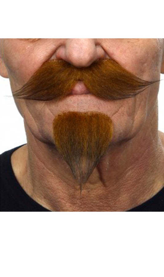 Bigote y Perilla Castaño Profesional 019-MG