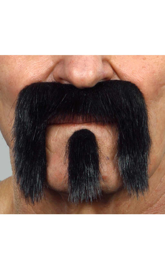 Bigote y Perilla Negro Profesional 025-SE