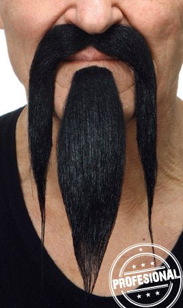 Bigote y Perilla Negro Profesional 038-LH