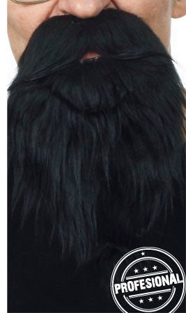 Bigote y Barba Negro Profesional 034-MF