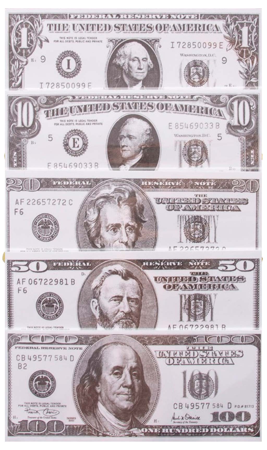 Billetes de Dólar