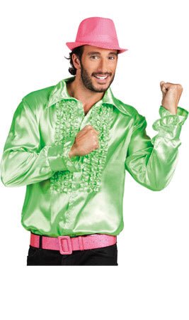 Camisa Disco Verde Adulto I Don Disfraz