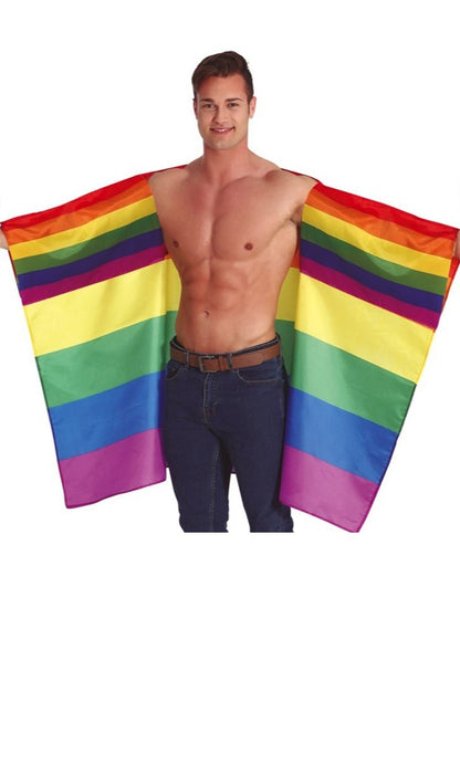 Capa de Bandera Multicolor