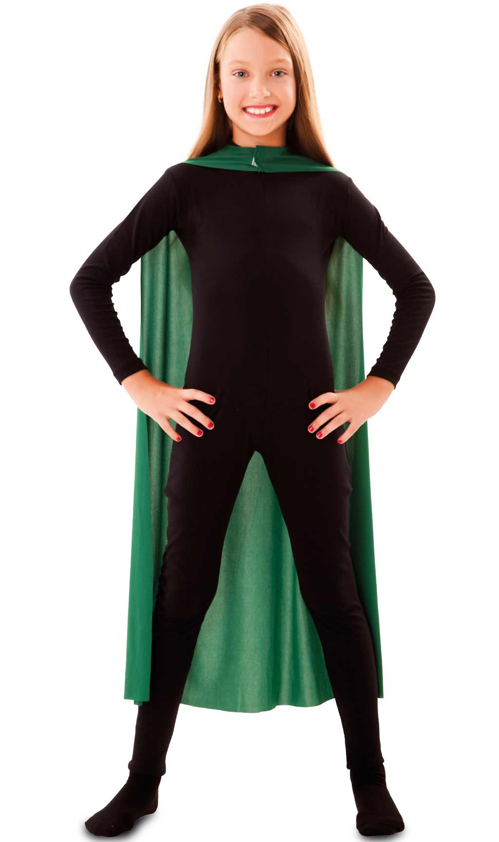 Capa Verde 90 CM para adulto e infantil | Don Disfraz