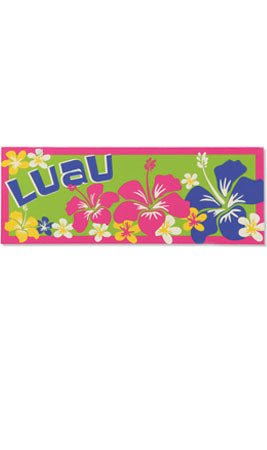 Cartel Luau Flores