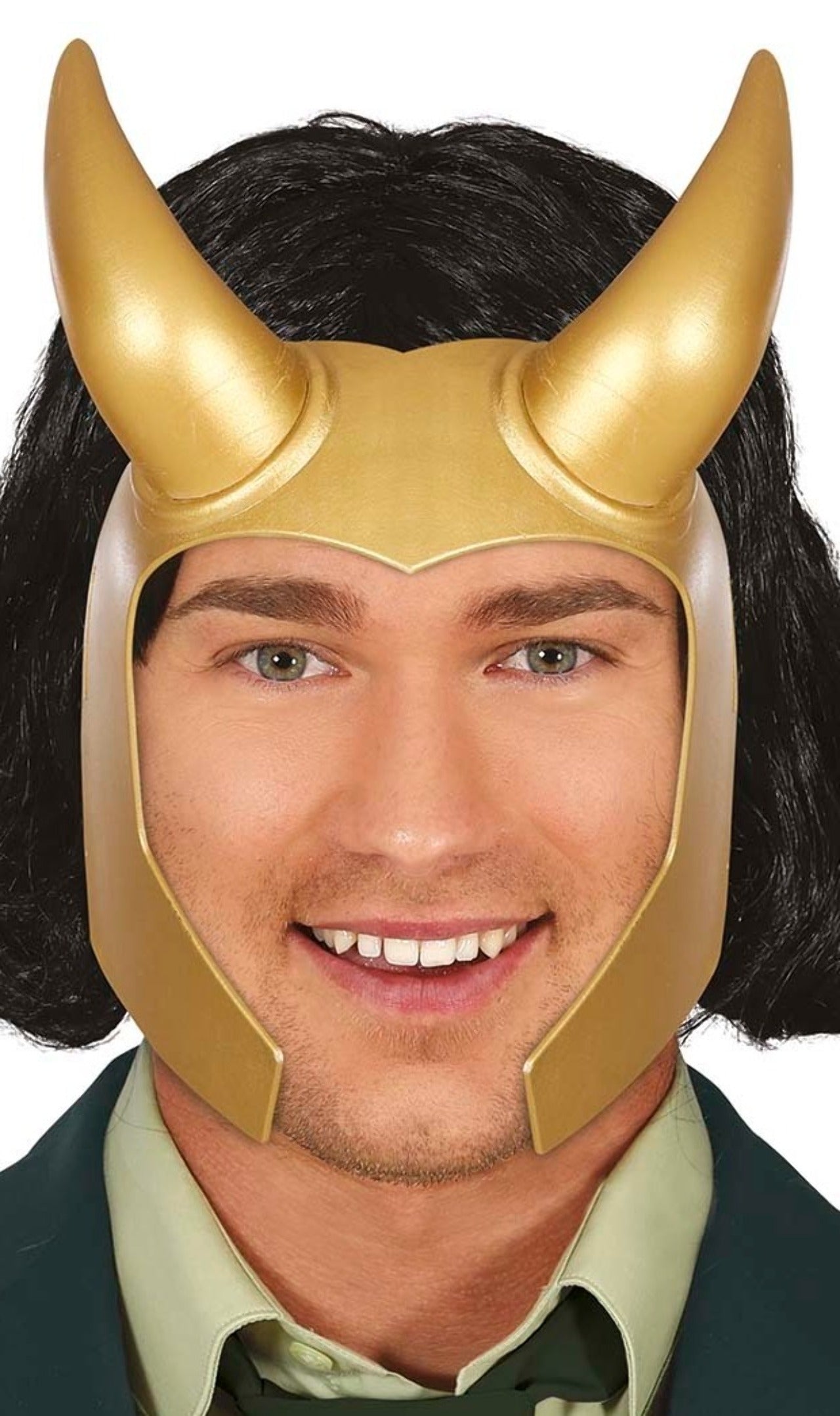 Casco de Superhéroe Loki dorado