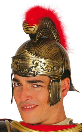 Casco Romano Dorado