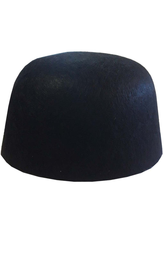 Casquete Negro de Fieltro