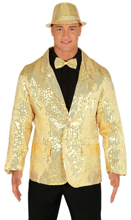 Chaqueta Brillante Dorada I Don Disfraz