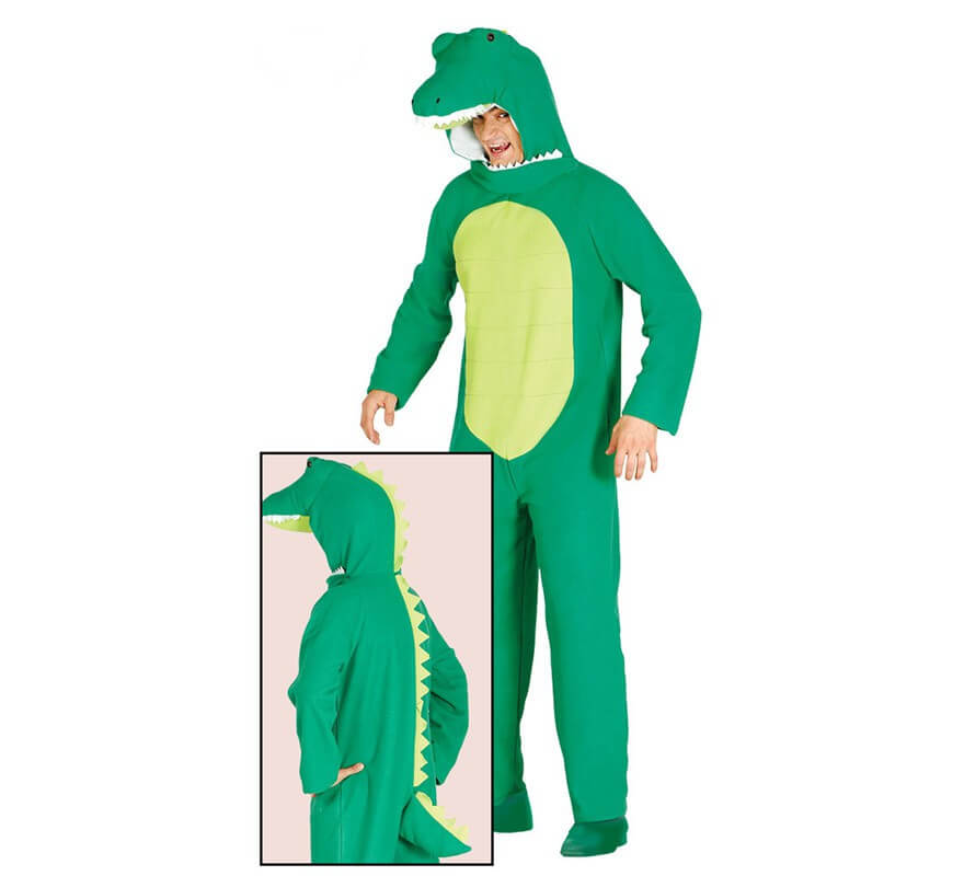 Disfraz de Cocodrilo Verde para adulto I Don Disfraz