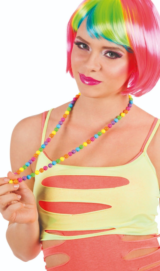 Collar de Perlas Multicolor