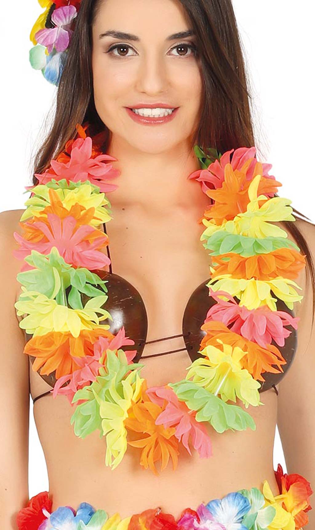 Collar Hawaiano Neón
