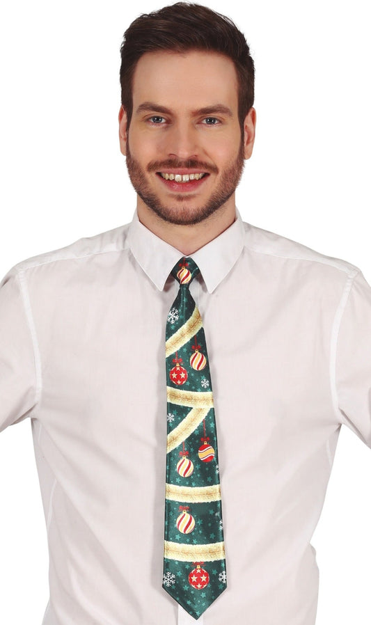 Corbata de Navidad Verde
